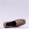 Paul Green Block Heel Elastic Pump - Beige Suede